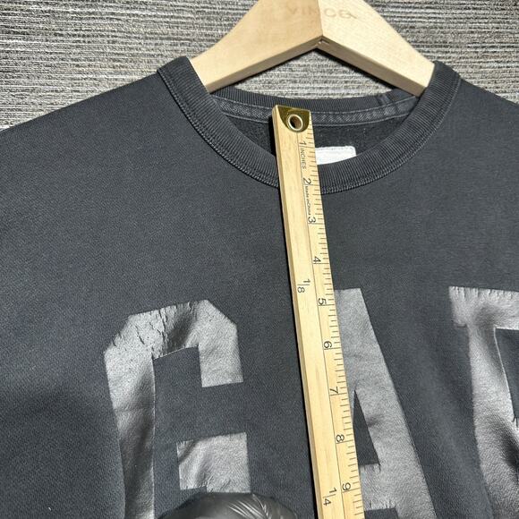 GAP Sweatshirt Men's M Black Long Sleeve Pullover - Picture 12 of 16